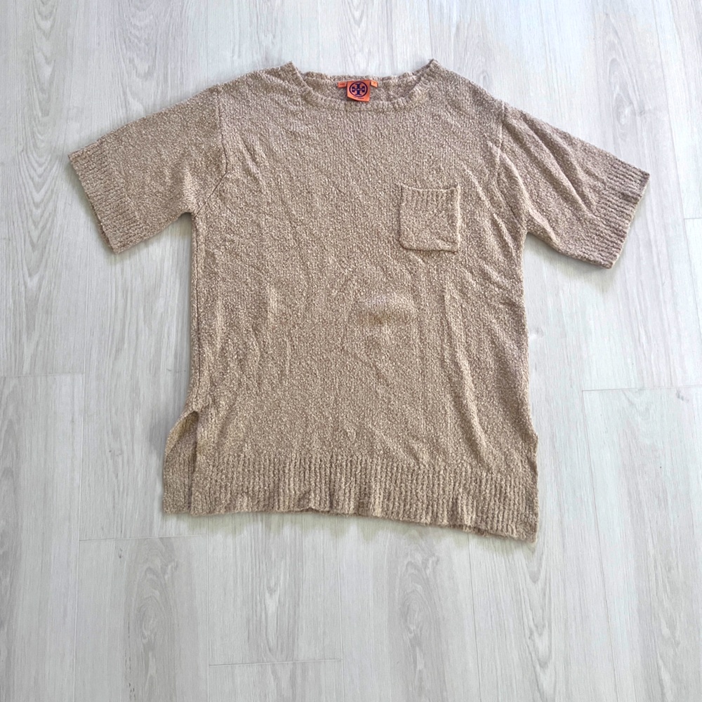 Tory Burch short sleeve sweater